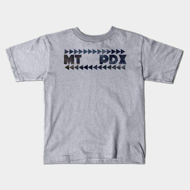 MT to PDX Kids T-Shirt by ericamhf86